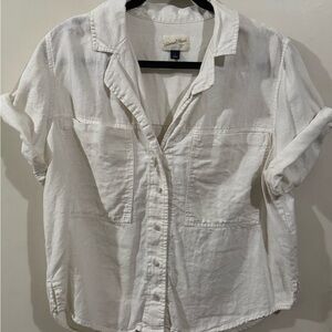 White Button-Up Shirt